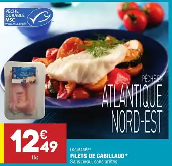 ALDI Filets de cabillaud offre