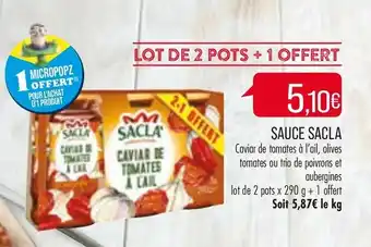 Match Sauce sacla offre