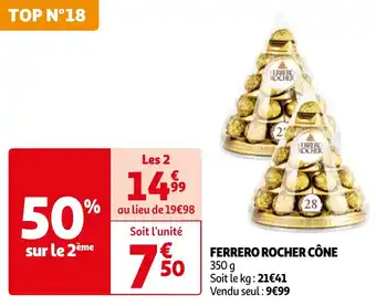 Auchan FERRERO ROCHER CÔNE offre