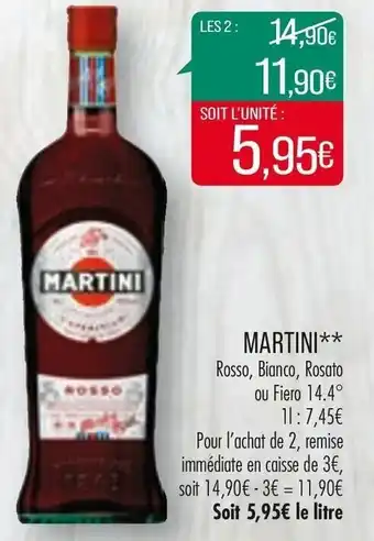 Match Martini offre