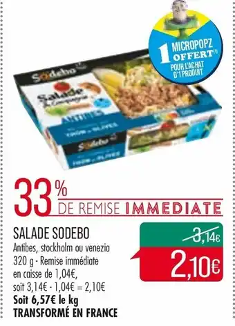 Match Salade sodebo offre