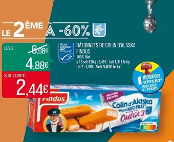 Match Bâtonnets de colin d'alaska finous offre