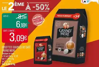 Match Dosettes souples de café grand mere offre