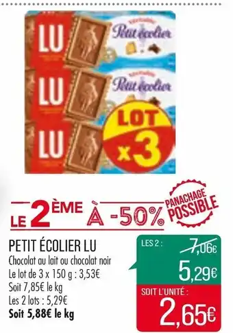 Match Petit écolier lu offre