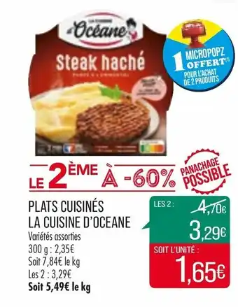 Plats cuisinés la cuisine d'oceane