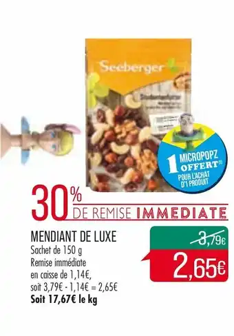 Match Mendiant de luxe offre