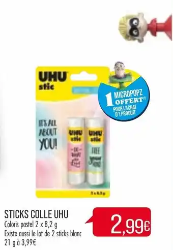 Match Sticks colle uhu offre