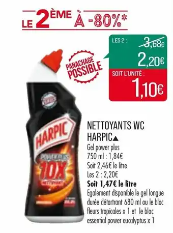Nettoyants WC hapric