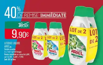 Match Lessive liquide ariel offre