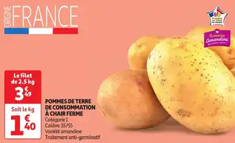 Auchan POMMES DE TERRE DE CONSOMMATION À CHAIR FERME offre