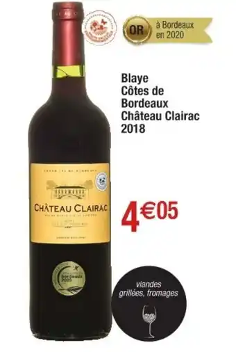 Cora x Carrefour Blaye côtes de bordeaux offre