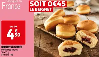 Auchan BEIGNETS FOURRÉS offre