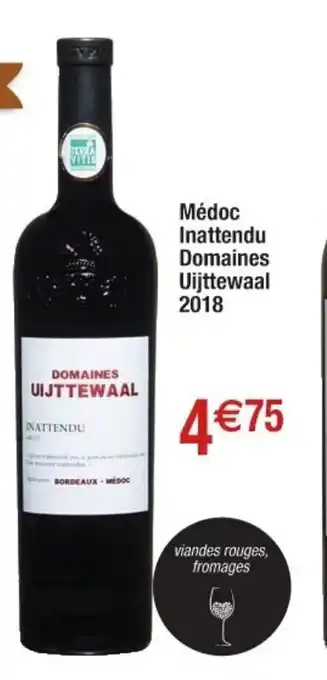 Médoc inattendu domaines uijttewaal 2018