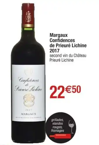 Margaux confidences de prieuré lichine 2017