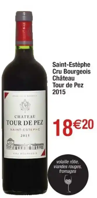 Cora x Carrefour Saint-estèphe cru bourgeois offre