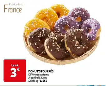 Auchan DONUT'S FOURRÉS offre