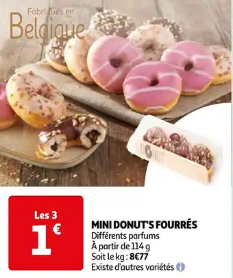 Auchan MINI DONUT'S FOURRÉS offre