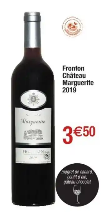 Cora x Carrefour Fronton château marguerite 2019 offre