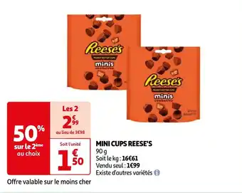 Auchan MINI CUPS REESE'S offre