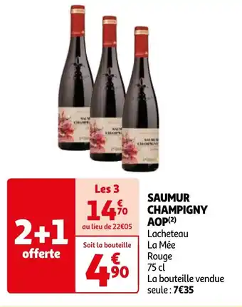 Auchan SAUMUR CHAMPIGNY AOP(²) offre
