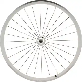 Decathlon Roue fixie 700 blanc avant offre