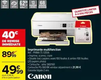 Carrefour Imprimante multifonction offre