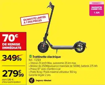Carrefour Trottinette électrique offre