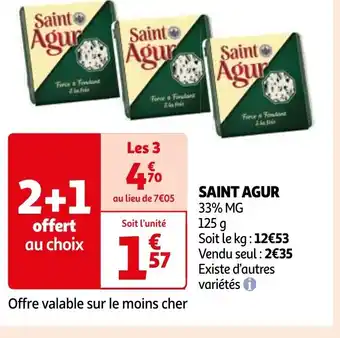Auchan SAINT AGUR offre