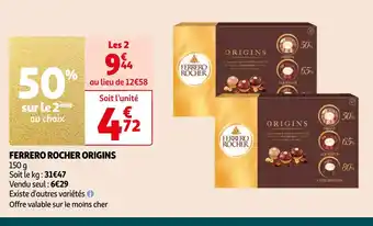 Auchan FERRERO ROCHER ORIGINS offre