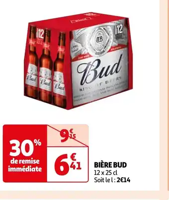 Auchan BIÈRE BUD offre
