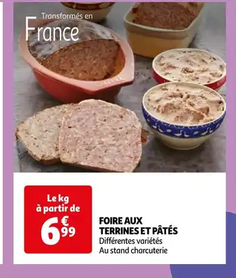 Auchan FOIRE AUX TERRINES ET PÂTÉS offre
