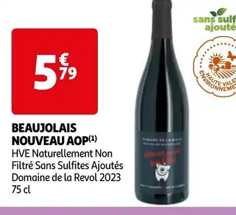 Auchan BEAUJOLAIS NOUVEAU AOP offre
