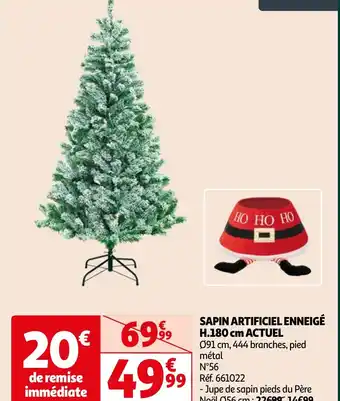 SAPIN ARTIFICIEL ENNEIGÉ