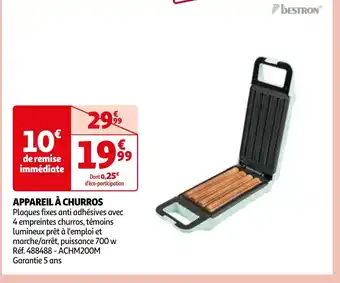 Auchan APPAREIL À CHURROS offre