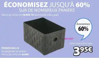 JYSK PANIER GILLIS offre