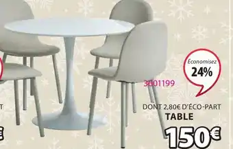 JYSK TABLE offre