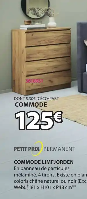 JYSK COMMODE LIMFJORDEN offre