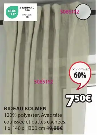 JYSK RIDEAU BOLMEN offre