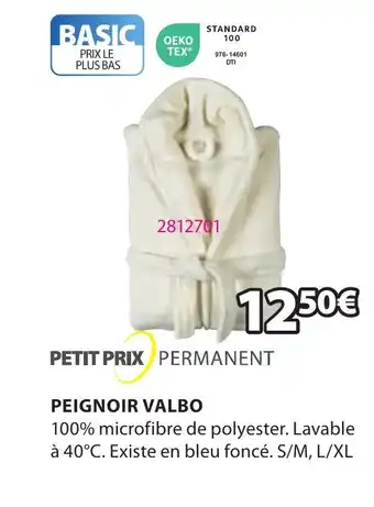 JYSK PEIGNOIR VALBO offre