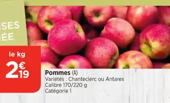 Maximarché Pommes (A) offre