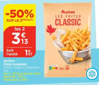Maximarché Auchan Frites surgelées offre