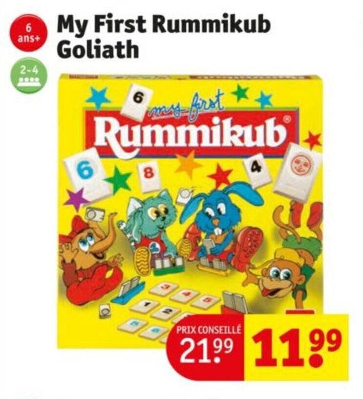 Promo My First Rummikub Goliath chez Kruidvat