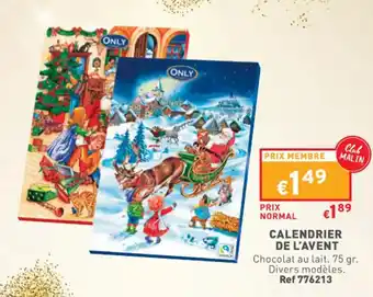 Trafic CALENDRIER DE L'AVENT offre