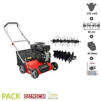 Bricorama Scarificateur démousseur thermique 212 cm3 largeur 40 cm profondeur réglable dunsch du81212-40a offre