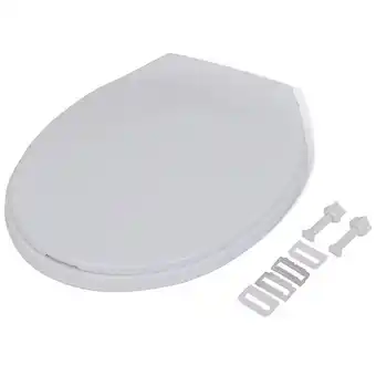 Bricorama Abattant wc à fermeture en douceur blanc ovale - blanc offre