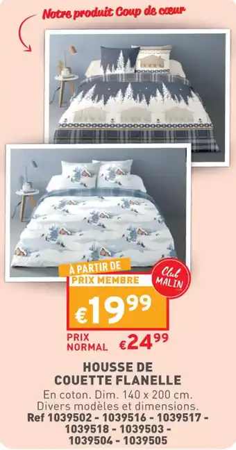 Trafic HOUSSE DE COUETTE FLANELLE offre
