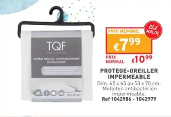 Trafic PROTEGE-OREILLER IMPERMEABLE offre