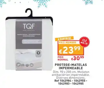 Trafic PROTEGE-MATELAS IMPERMEABLE offre