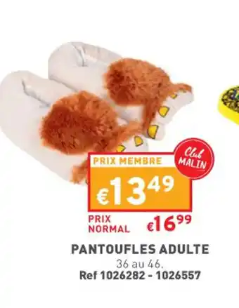 PANTOUFLES ADULTE