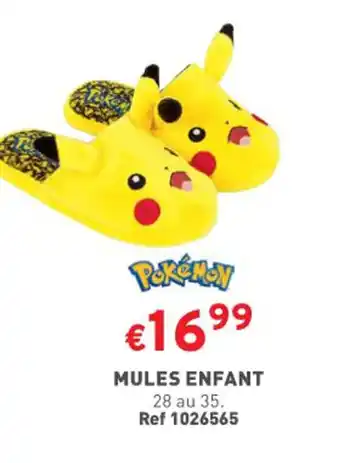 Trafic MULES ENFANT offre